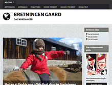 Tablet Screenshot of bretningengaard.com